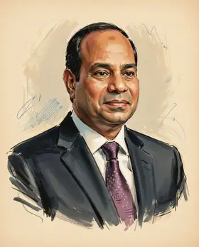 Portrait of Abdel Fattah el-Sisi
