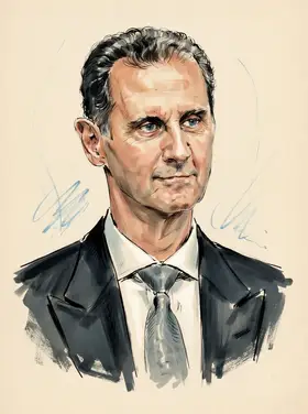 Portrait of Bashar Al Assad