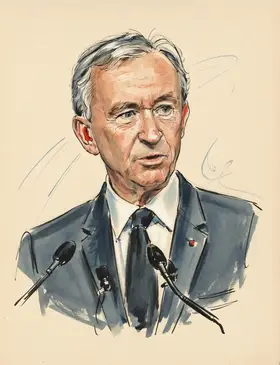 Portrait of Bernard Arnault