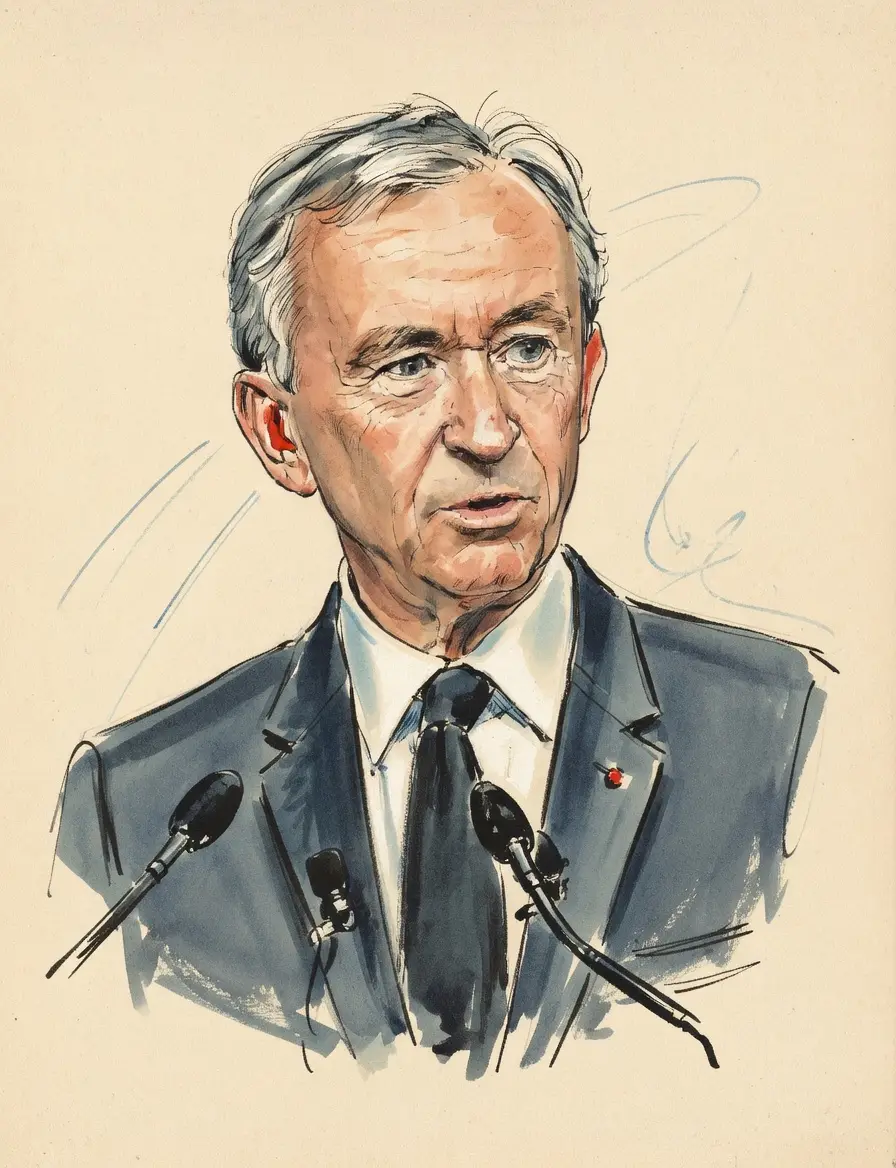 Portrait of Bernard Arnault