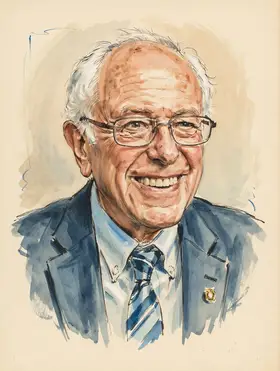 Portrait of Bernie Sanders