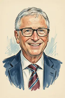 Portrait of Bill Gates