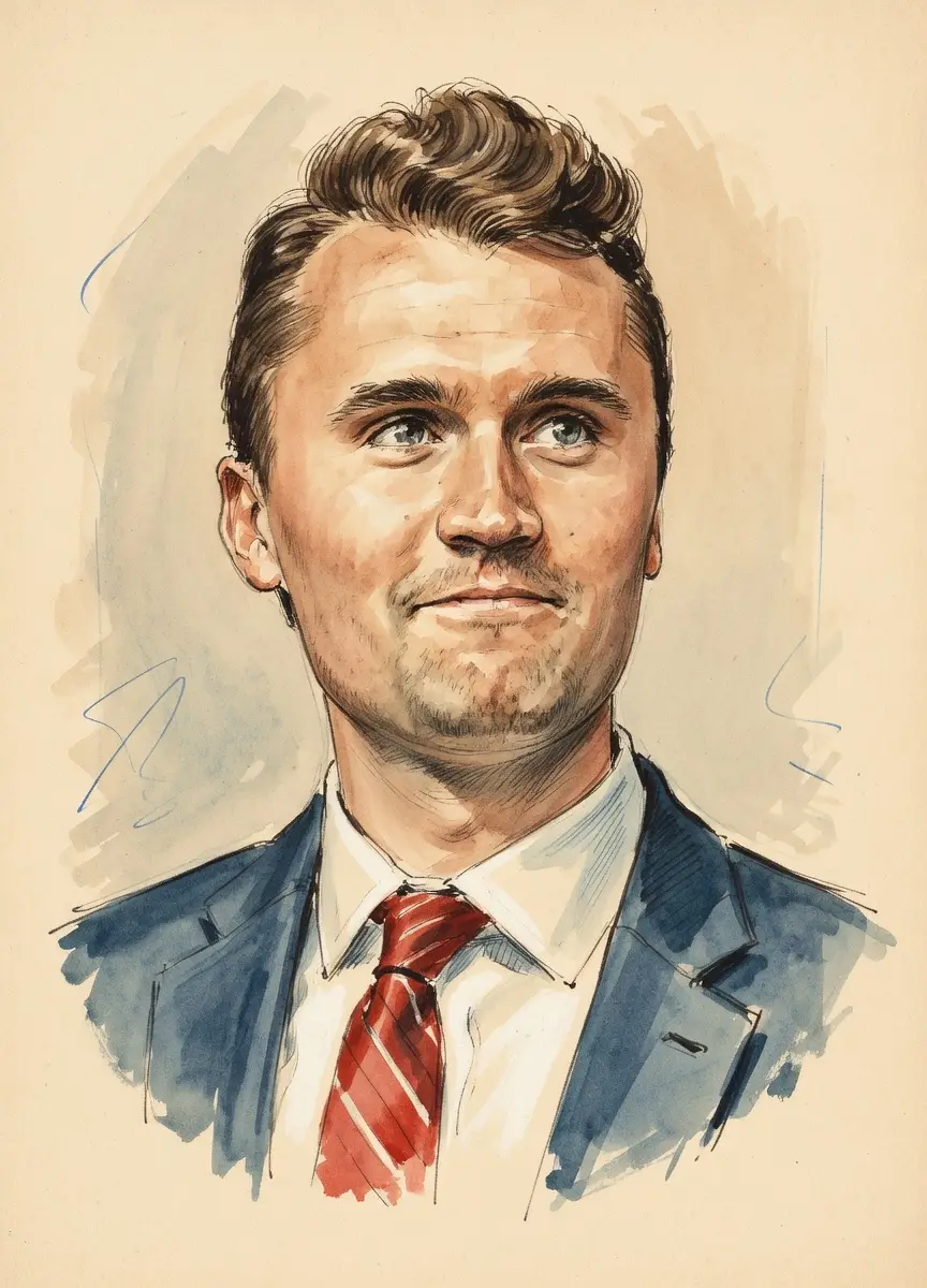 Portrait of Charlie Kirk