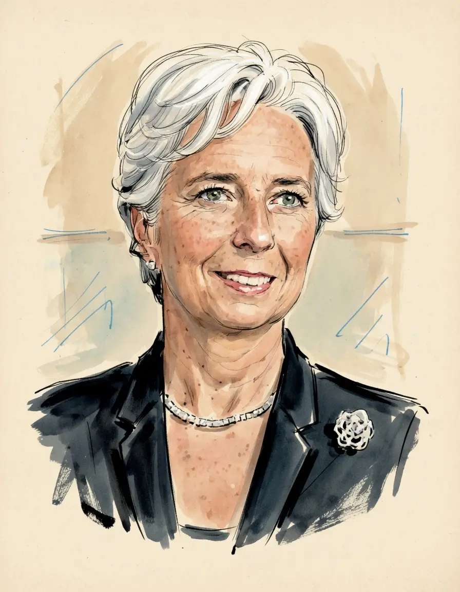 Portrait of Christine Lagarde