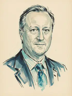 Portrait of David Cameron