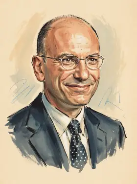 Portrait of Enrico Letta