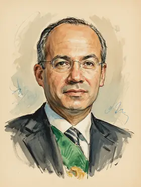 Portrait of Felipe Calderón