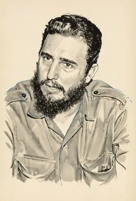 Portrait of Fidel Castro