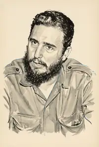 Portrait of Fidel Castro