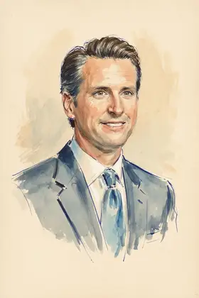 Portrait of Gavin Newsom