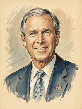 Portrait of George W. Bush