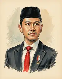 Portrait of Gibran Rakabuming Raka