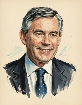 Portrait of Gordon Brown