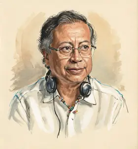Portrait of Gustavo Petro