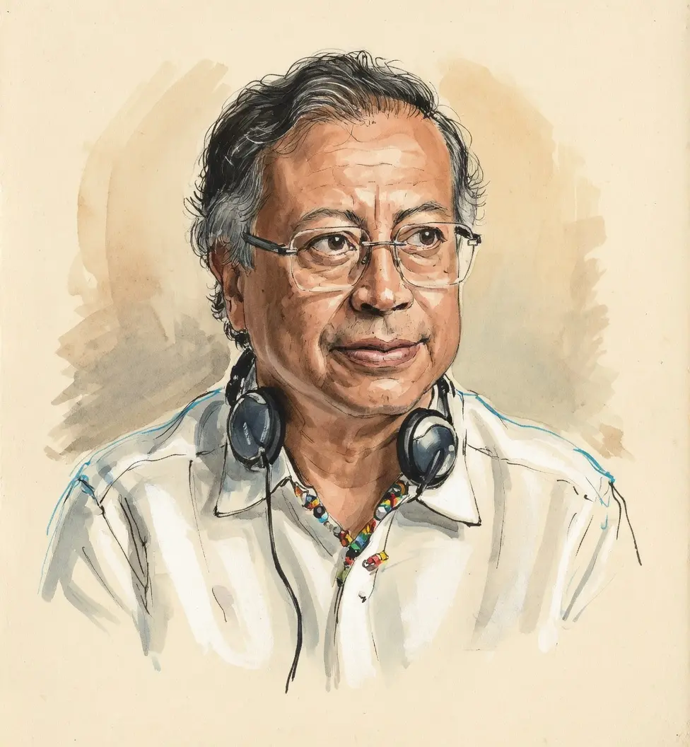 Portrait of Gustavo Petro