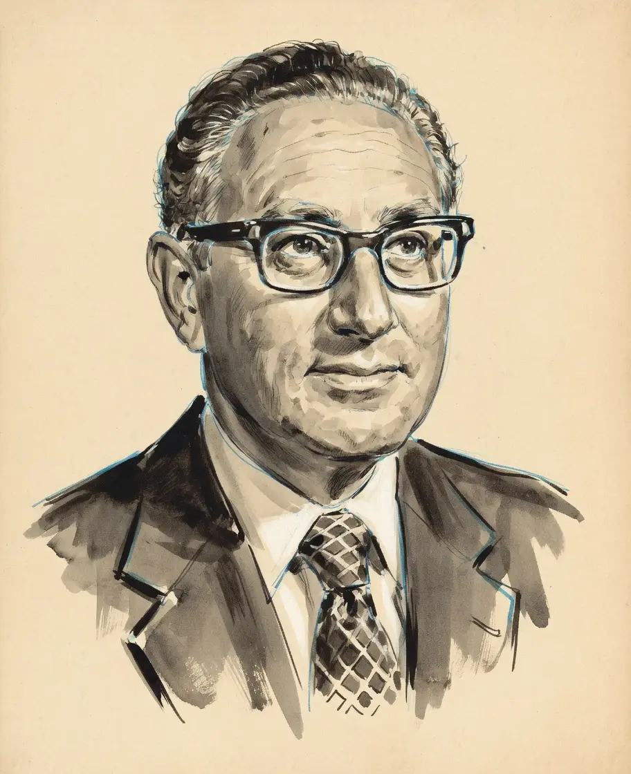 Portrait of Henry Kissinger