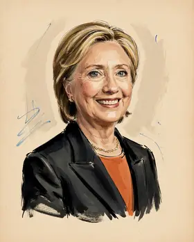 Portrait of Hillary Clinton