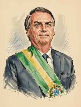 Portrait of Jair Bolsonaro