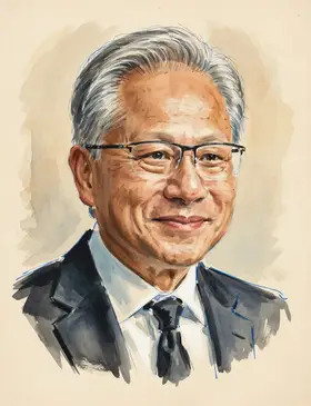 Portrait of Jensen Huang