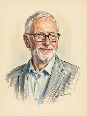 Portrait of Jeremy Corbyn