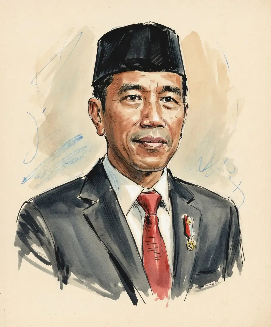 Portrait of Joko Widodo