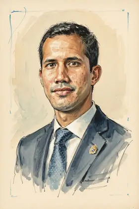 Portrait of Juan Guaidó