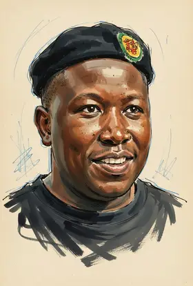 Portrait of Julius Malema