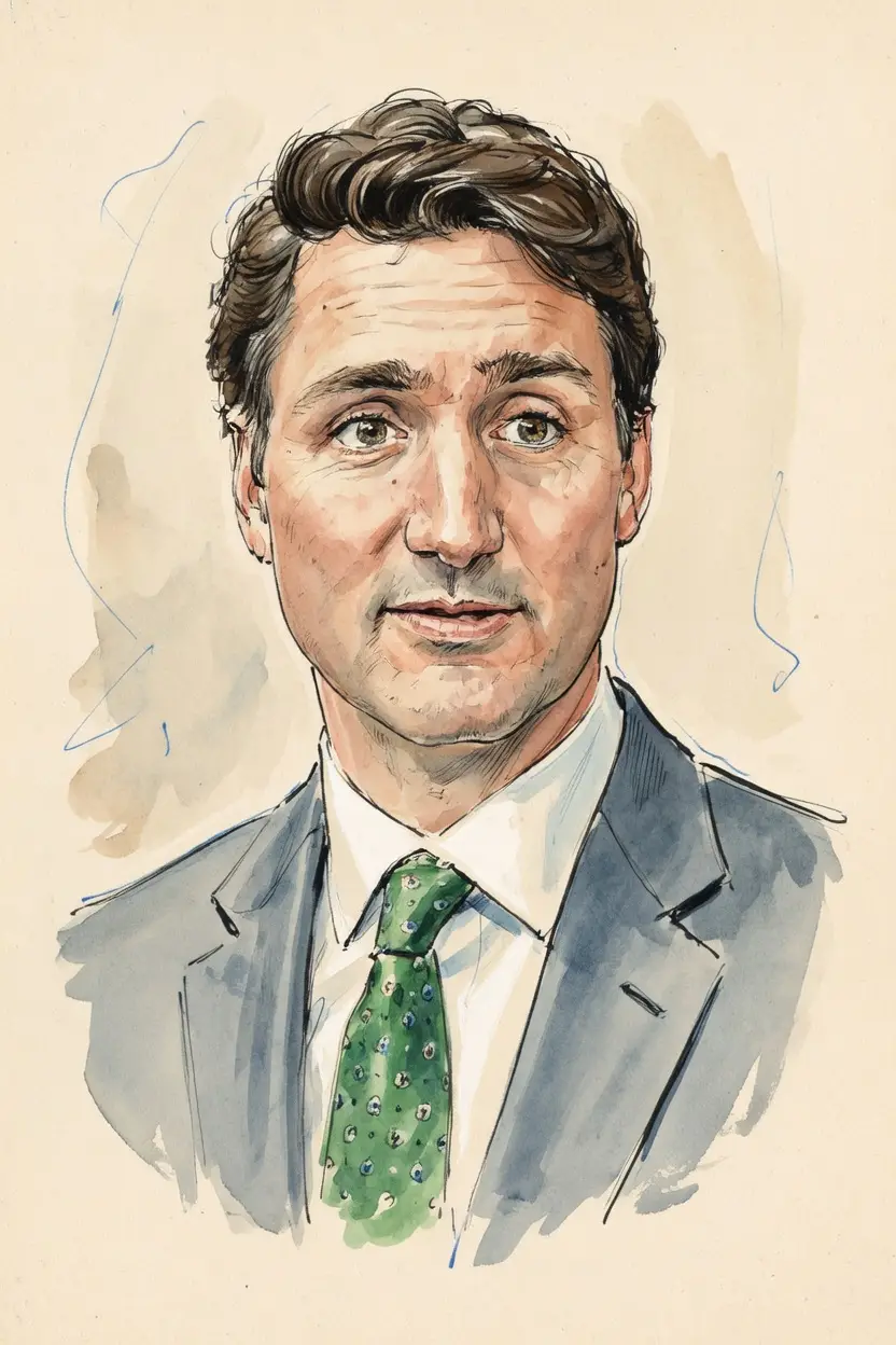 Portrait of Justin Trudeau