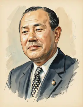 Portrait of Kakuei Tanaka