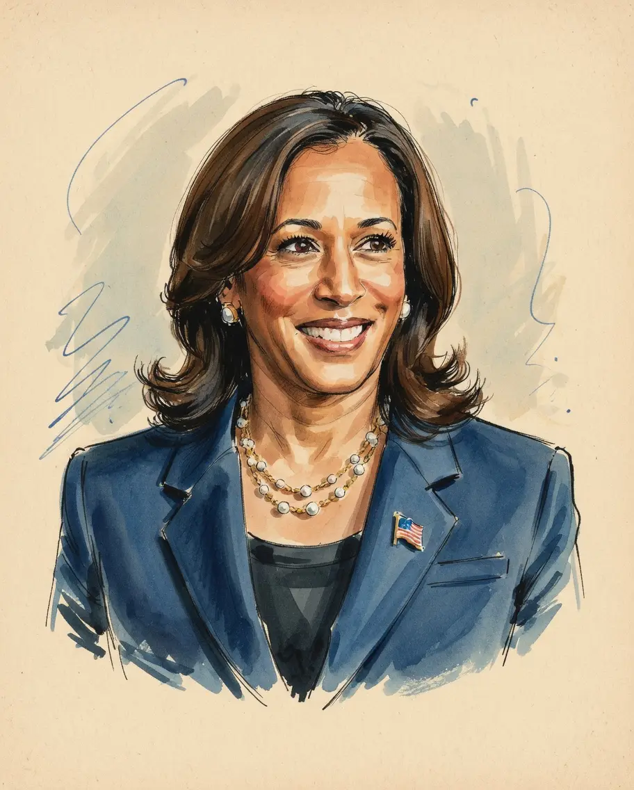 Portrait of Kamala Harris