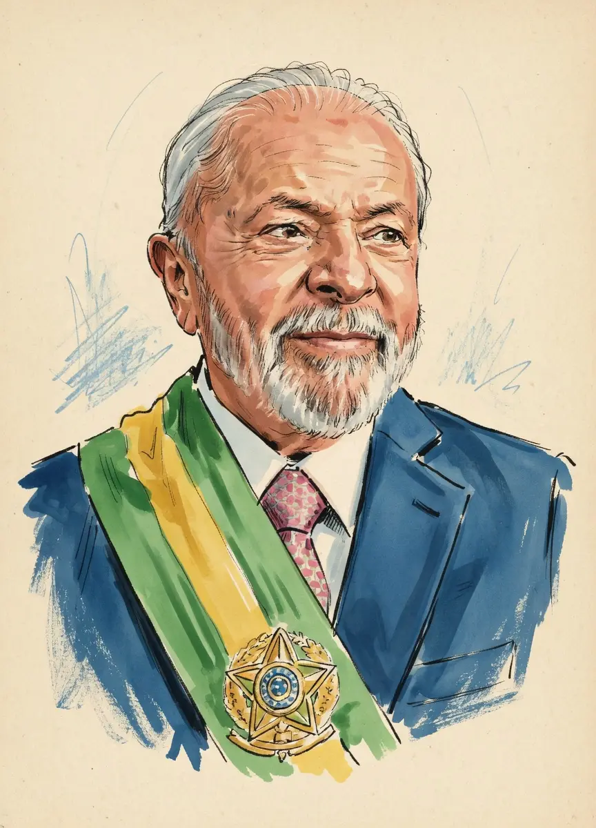 Portrait of Lula da Silva