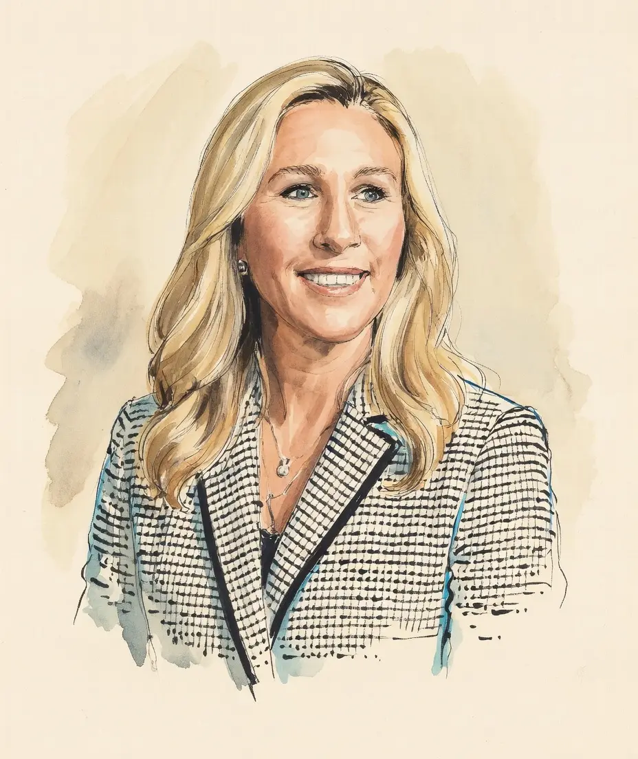 Portrait of Marjorie Taylor Greene