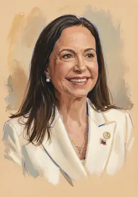Portrait of María Corina Machado