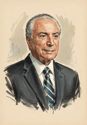 Portrait of Michel Temer