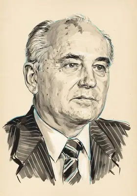 Portrait of Mikhail Gorbachev