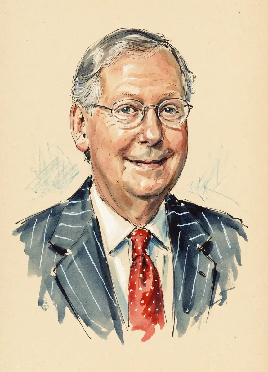 Portrait of Mitch McConnell