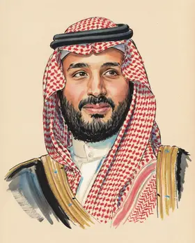 Portrait of Mohammed bin Salman