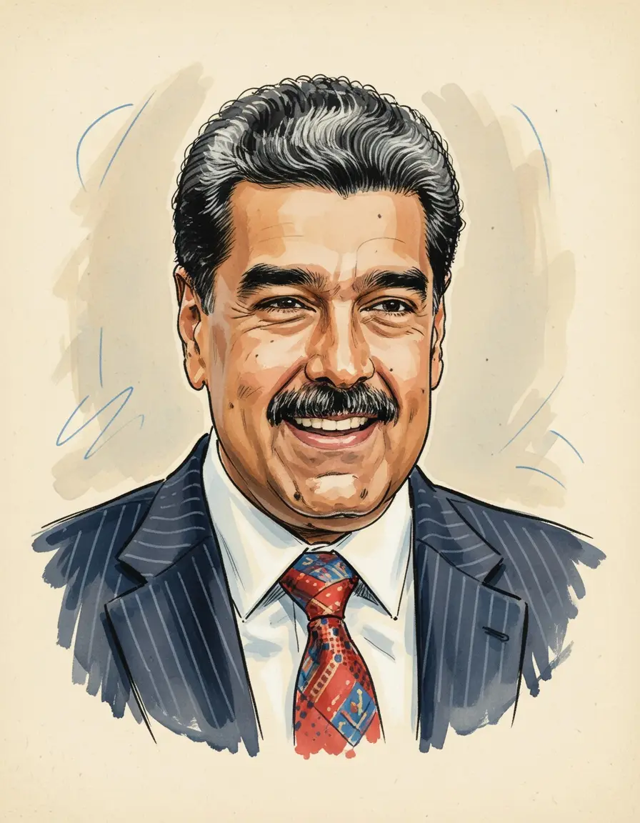 Portrait of Nicolas Maduro