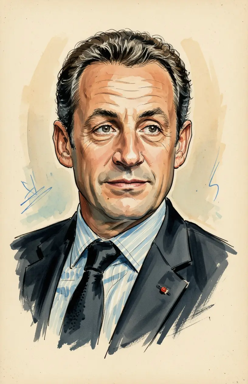 Portrait of Nicolas Sarkozy