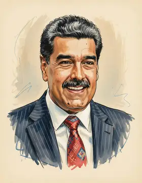 Portrait of Nicolás Maduro
