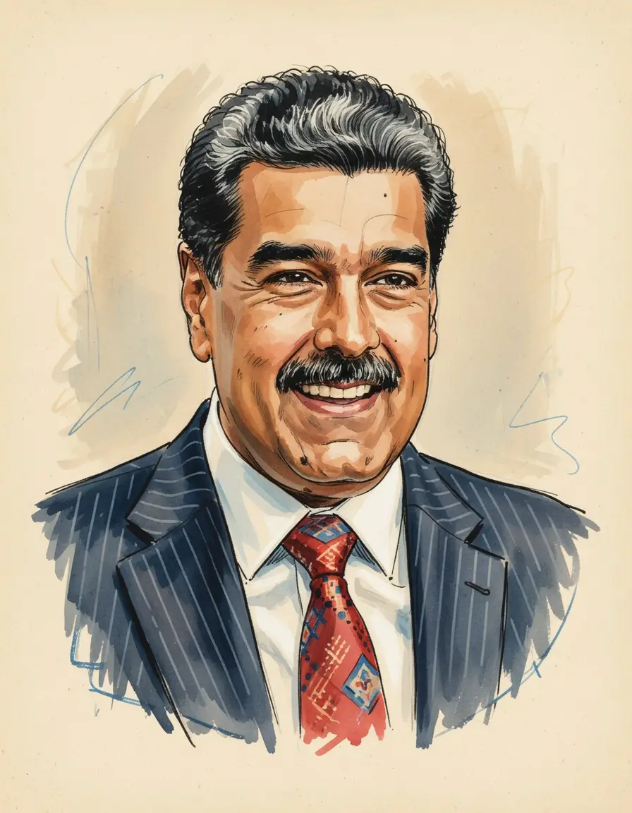 Portrait of Nicolás Maduro