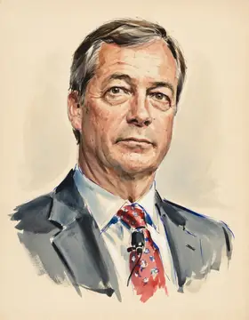 Portrait of Nigel Farage