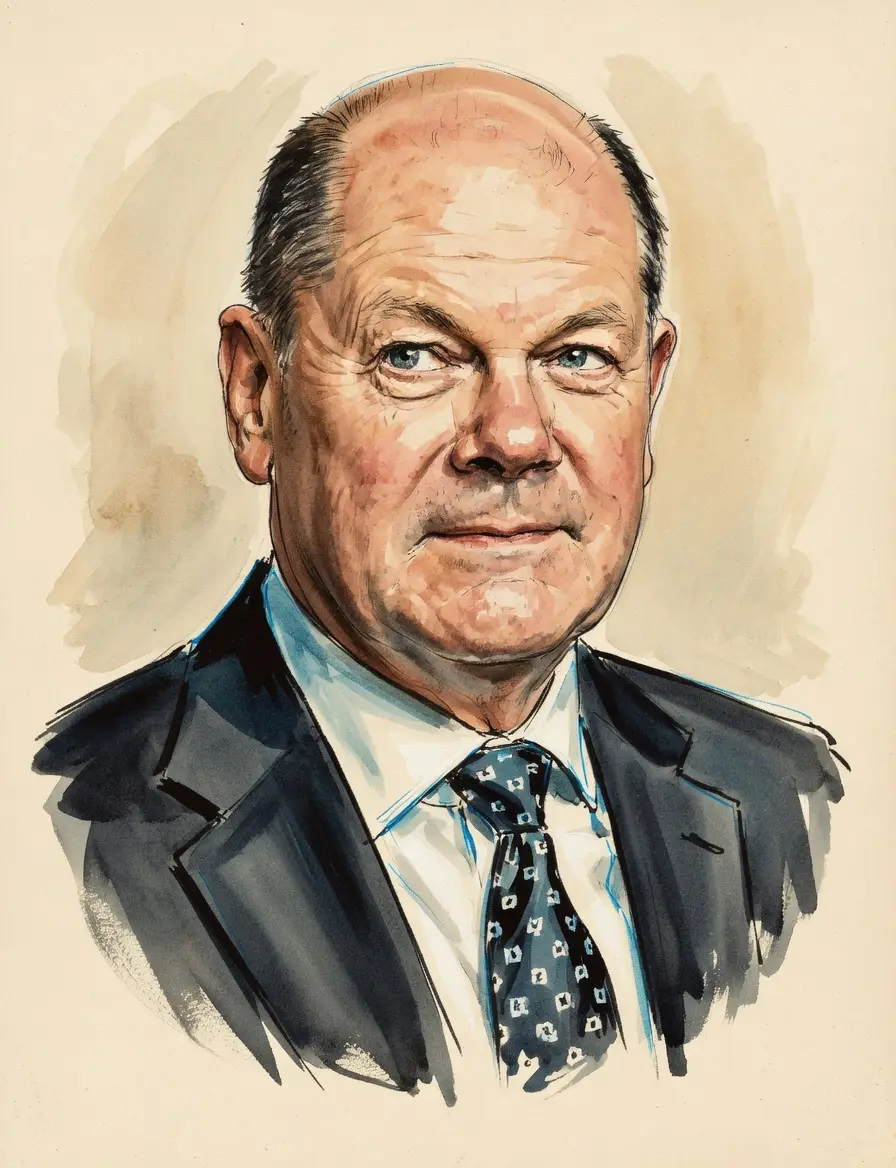 Portrait of Olaf Scholz
