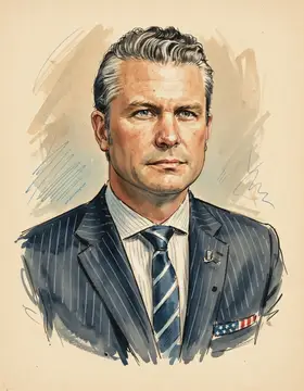 Portrait of Pete Hegseth