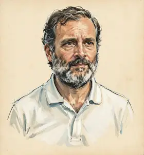 Portrait of Rahul Gandhi