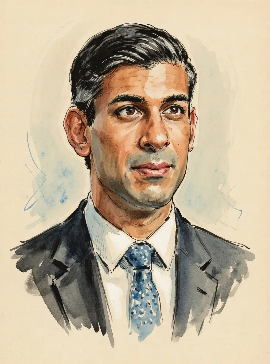 Portrait of Rishi Sunak