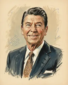 Portrait of Ronald Reagan