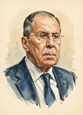 Portrait of Sergey Lavrov