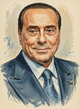Portrait of Silvio Berlusconi