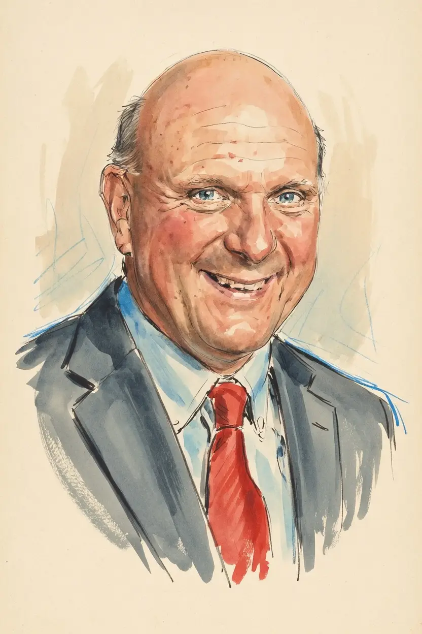 Portrait of Steve Ballmer